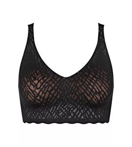 Бюстгальтер SLOGGI Bralette Bra ZERO Feel Bliss, черный