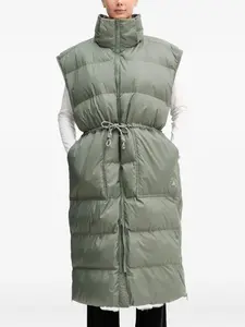 Пальто с капюшоном и кулиской Adidas By Stella Mccartney, зеленый