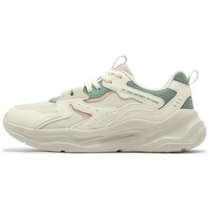 361° Износостойкие низкие повседневные кроссовки Women's Beige Green Pink