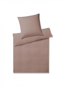 Постельное белье Solid Stripe цвета какао Elegante, 135 x 200 + 80 x 80 см