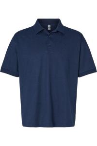 Поло из джерси Gildan DryBlend, темно-синий