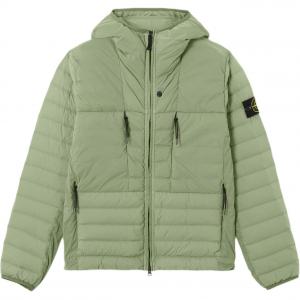 Беспаечная пуховая куртка STONE ISLAND, светло-зеленый