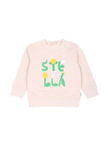 Stella McCartney Kids толстовка с цветочным принтом, розовый