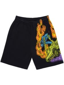 Шорты County Flame Marcelo Burlon County of Milan, черный