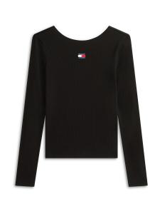 Рубашка Tommy Jeans, черный