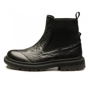LEYGMENLG Короткие ботинки челси 3 см, мужские, черные