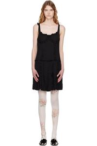 Платье миди в стиле флэппер со складками Open Yy, черный