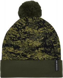 Мужская шапка-бини Oakley с принтом и помпоном, Tiger Camo Green