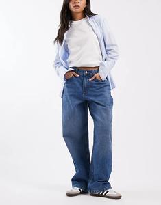 Джинсы Antifit средней посадки COLLUSION X001, средне-синего цвета