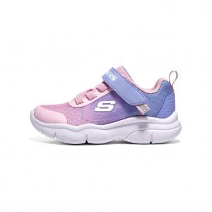 Skechers Kids Низкие, нескользящие, износостойкие туфли для малышей SKECHERS GIRLS, розовые, для младенцев и малышей