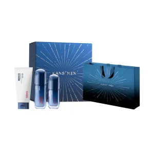 Мужской набор для ухода Oil Control Box: увлажнение, очищение, освежение, увлажнение и питание, три предмета KANS