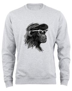 Толстовка Cotton Prime Affe Cool Monkey, серый меланж