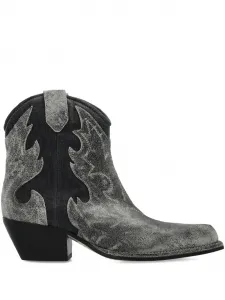 Кожаные ботинки Vic Matie, серый