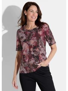 Рубашка бордового / персикового / черного цвета / с узором GOLDNER