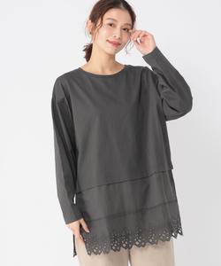 Туника с кружевной каймой Studio Clip, цвет Charcoal 18