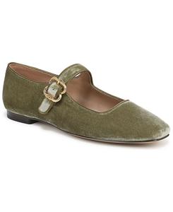 Женские балетки Микаэла Мэри Джейн Sam Edelman, Avocado Velvet