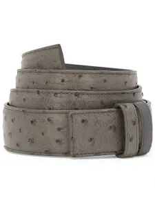 Кожаный ремень Dolce & Gabbana, серый