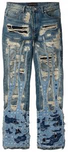 Джинсы Who Decides War Flame Boro Denim, синий