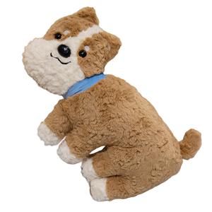 Мягкая и милая плюшевая собака высотой 50 см MLING, коричневый