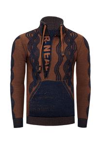 Свитер классного дизайна RUSTY NEAL, индиго