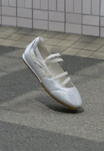 Балетки loly crack с ремешком на щиколотке Replay, White