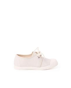 Детские парусиновые кроссовки с резиновым носком Pisamonas, бежевый