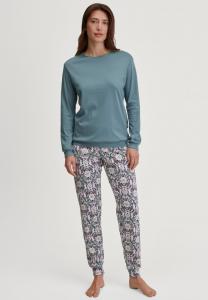 Пижамный комплект Calida AUTUMN DREAMS SET, Smoke Blue/Light Blue