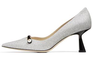 Jimmy Choo Rosalia 65 Spool Heel высокие туфли 6.5 см женские Silver