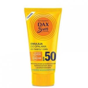 Солнцезащитный лосьон для лица и тела Sun Spf 50, 50 мл — дорожный размер, Dax