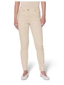 MADELEINE Узкие джинсы средней посадки с бахромой, цвет «галька»