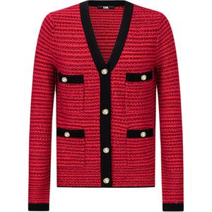 KARL LAGERFELD Вязаный свитер женский красный KARL LAGERFELD / Karl Lagerfeld Jeans