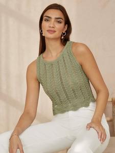 Вязаный топ крючком Yumi