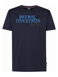 Футболка с принтом Роулинса синего цвета Petrol Industries