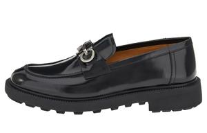 Феррагамо Лоферы из кожи с пряжкой Gancini