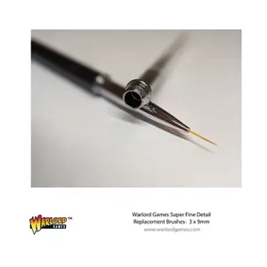 Сверхтонкие кончики кистей 9 мм (3), Warlord Tools