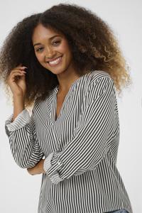 Блуза Love Copenhagen LUDA LS FOLD UP, Ombre Blue Eggnog Stripe/Black