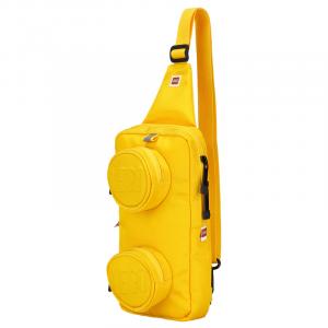 Полиэстеровая поясная сумка малого размера унисекс желтая LEGO, LG-20207-0024 Поясная сумка желтая