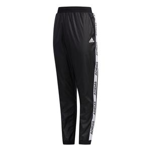 Чёрные вязаные спортивные штаны для подростков Adidas