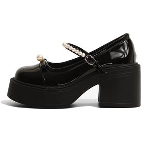 Туфли Мэри Джейн на массивном каблуке Women's Komanic, черный