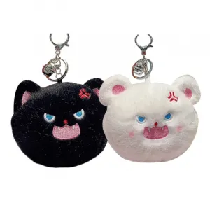 Милые плюшевые кошачьи куклы подвеска высота 10см 77 SEVEN DREAM, белый