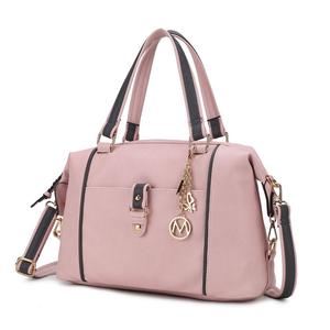 Средняя дорожная сумка Weekender из веганской кожи Opal для женщин MKF Collection By Mia K., розовый