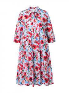 Платье до колена Ulla Popken, цвет mohnrot