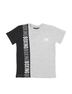 LEONE 1947 APPAREL Детская вертикальная двухцветная футболка с короткими рукавами