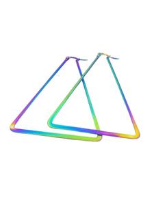 Bungsa Разноцветные серьги-гвоздики