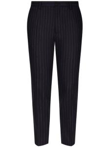 Dolce & Gabbana полосатые брюки строгого кроя, черный