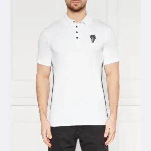 Рубашка поло стандартного кроя Karl Lagerfeld, белый