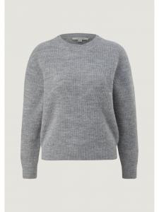 Вязаный свитер цвета 9700_graphite comma