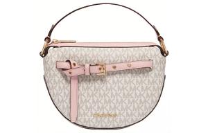 Кожаная сумка Emilia через плечо кроссбодди женская розовая ванильная белая мультиколор MICHAEL KORS, Set (Bag+Dust Bag)