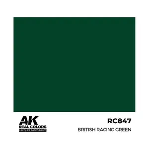 Британский гоночный зеленый, Paint - Real Color, Dropper Bottles (AK-Interactive)
