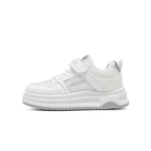 Детские скейтерские кроссовки Kids WARRIOR, белый/серебристый